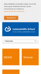 Mobile Screenshot of lebenshilfe-erfurt.de